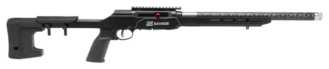 Savage A22 Precision Lite Rifle 22 LR 18 in 10 Rounds Carbon Fiber Matte Finish