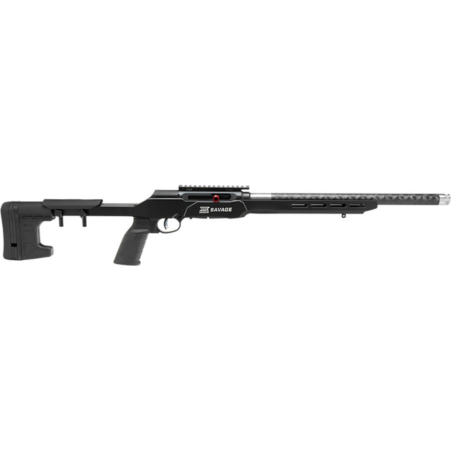 Savage A22 Precision Lite Rifle 22 LR 18 in 10 Rounds Carbon Fiber Finish - 47256 - 062654472565