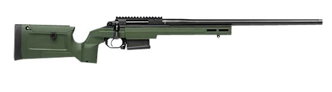 Aero Precision Solus Bravo 308 Winchester, 20in. Barrel, 5rd, Kinetic Research Group Bravo ODG Stock - Black (NPN: APBR01030004)