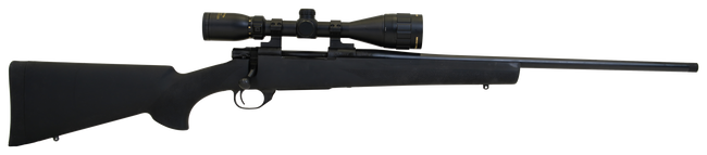 Howa HGP265PRCB M1500 Gamepro Gen2 6.5 PRC 3+1 24" Threaded Barrel, Blued Metal Finish, Black Fixed Hogue Pillar-Bedded Overmolded Stock, Includes GamePro 4-12x40mm Scope