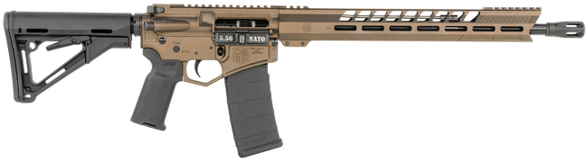 Diamondback DB15 5.56x45mm NATO 16in 30+1 Midnight Bronze with Gold Lower