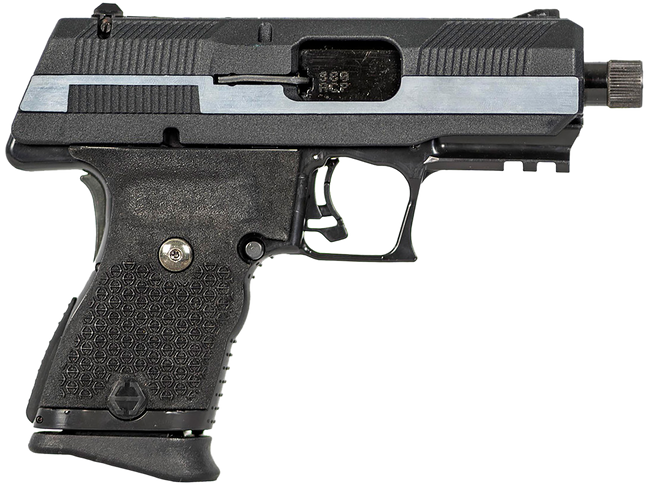 Hi-Point YC380CFRDCT 380 ACP 3.93" 10+1 Chrome Serrated Steel Slide