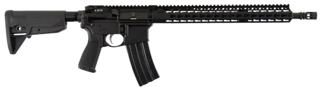 BCM 750790 RECCE-16 KMR-A 223 Rem,5.56x45mm NATO 16" 30+1 Black Hard Coat Anodized, Black Manganese Phosphate, 6 Position Stock