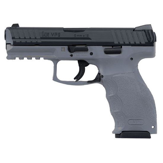 Hk Vp9 9mm 4.09 Grey Ns 3 17rd