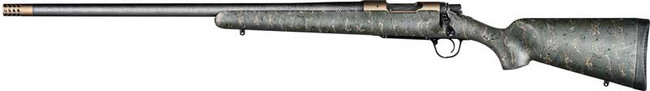 Christensen Arms 8010621300 Ridgeline FFT 300 Win Mag 3+1 22" Carbon Fiber/Threaded Barrel, Burnt Bronze Cerakote, Green with Black/Tan Accents Stock, - 8010621300 - 696528091820