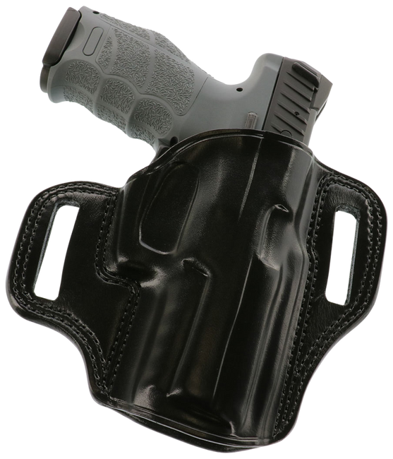 Galco CM854B Combat Master  OWB Black Leather Belt Slide Fits HK VP9 Right Hand