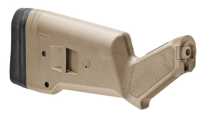 Magpul MAG490-FDE SGA Shotgun Stock Fixed Flat Dark Earth Synthetic for Mossberg 500, 590, 590A1 12 GA