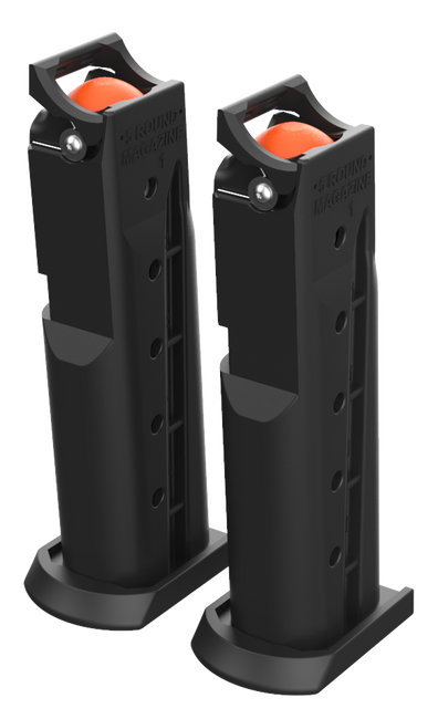 Byrna Technologies AM568300 HD  5rd Byrna HD Pepper Gun Black Polymer 2 Clips