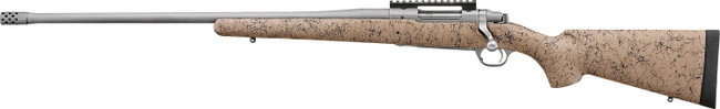 Ruger 57163 Hawkeye FTW Hunter Full Size 6.5 PRC 4+1 24" Matte Stainless Threaded Barrel, Picatinny Rail Stainless Steel Receiver, Speckled Tan/Black HS Precision Synthetic Stock, Left Hand - 57163 - 736676571635