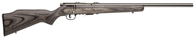 Savage 93R17 BVSS Rifle 17 HMR 21 in. 5 Rounds Gray Laminate Stainless Steel