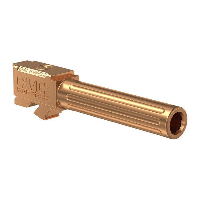 Cmc Triggers 75524 Match Precision Glock 19 Gen3 Gen4 9mm 4Inch DLC Barrel