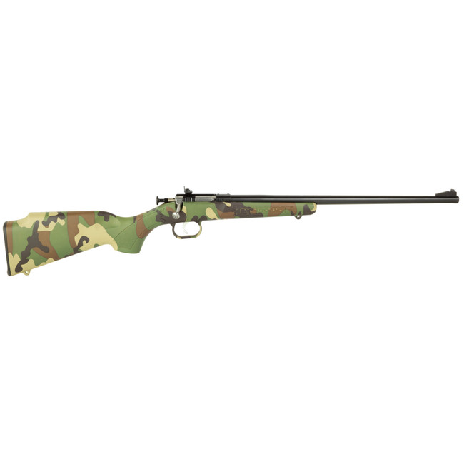 Crickett KSA2170 My First Rifle Gen2 22 S/L/LR Single Shot 16.10" Blued Barrel & Receiver, M81 Woodland Camo Synthetic Fixed Stock, EZ Loader - KSA2170 - 611613021704