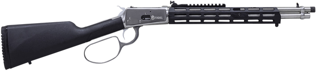 Citadel CIT45LCLVRSS Levtac-92  Full Size 45 Colt (Long Colt) 8+1 16.50" Stainless Threaded Barrel, Picatinny Rail Stainless Steel Receiver, Black Fixed Synthetic Stock,