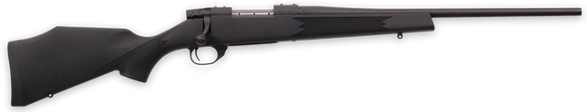 Weatherby Vanguard Synthetic Compact 22-250 Rem 20" 5 Matte Blued Threaded Barrel