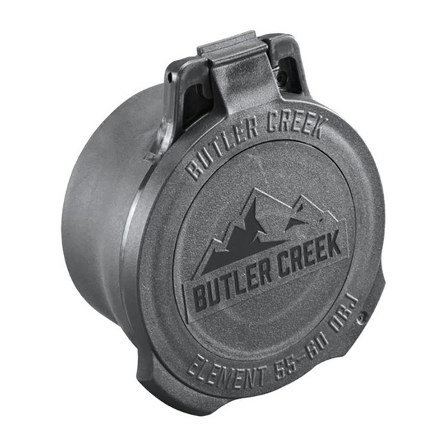 Butler Creek Element Scope Cap Black Objective 55-60mm