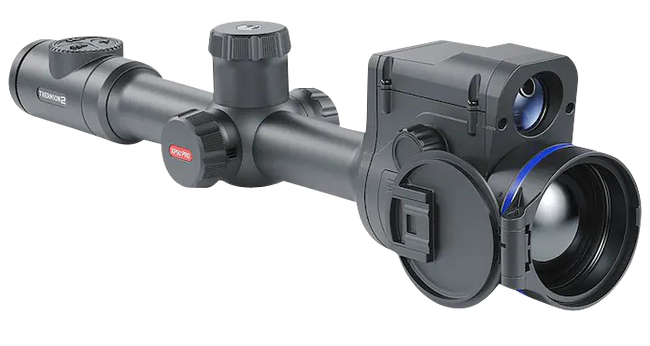 Pulsar PL76555 Thermion 2 LRF XQ50 Pro Thermal Rifle Scope Black 3-12x 50mm 384x288, 50Hz Resolution Features Laser Rangefinder