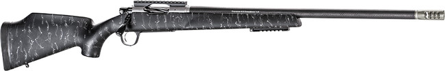 Christensen Arms 8011000300 Traverse  6.5 Creedmoor 4+1 24" Threaded Barrel, Natural Stainless, Black with Gray Webbing Stock - 8011000300 - 696528086598