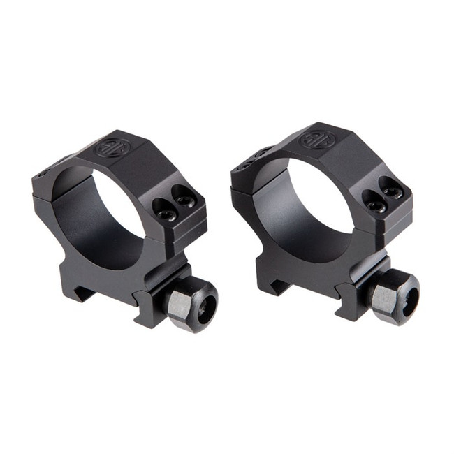 ALPHA1 SCOPE RINGS, 30MM, MED PROFILE 0.