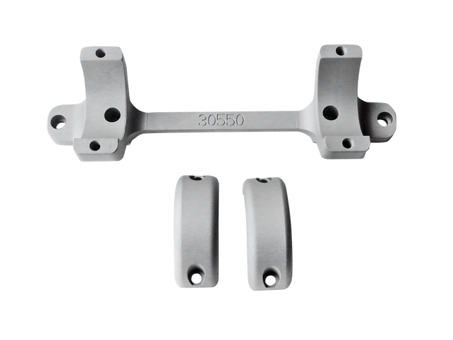DNZ Products Game Reaper Tikka 30mm Scope Mount Ring Combo Silver Medium 1.06in 5.325in