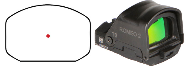 Sig Sauer Romeo2 1x30mm 3 MOA Red Dot Reflex Sight Picatinny - SOR21300 - 798681647699
