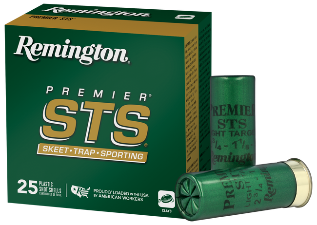 Remington Ammunition 20114 Premier STS  12 Gauge 2.75" 1 1/8 oz 8.5 Shot 25 Rounds