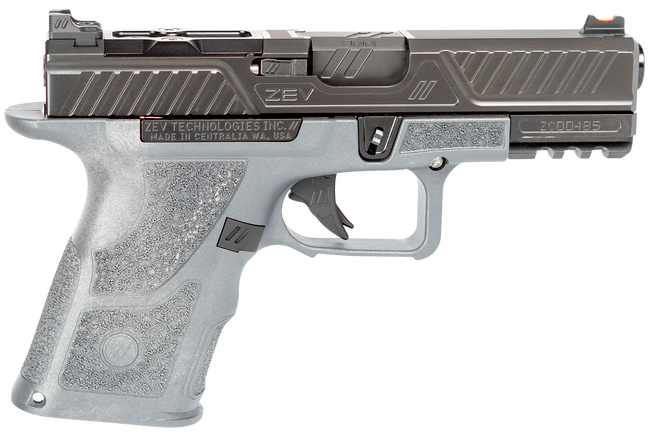 ZEV Technologies OZ9 Elite Compact 9mm Luger 19 Rounds Gray Finish Optic Cut