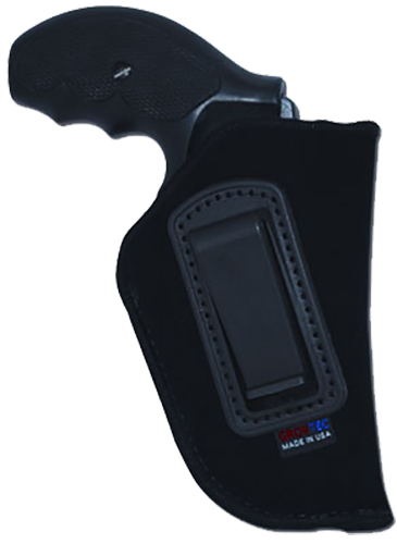 GrovTec US Inc GTHL14101R Inside The Pants  IWB Size 01 Black Suede Belt Clip Fits Med Semi-Auto 3-4" Barrel Right Hand