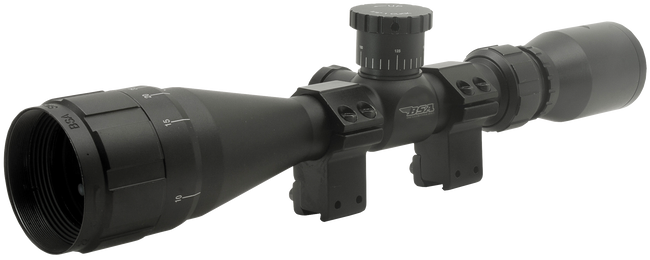 BSA Optics Sweet 22 4-12x40AO Rimfire Scope Duplex Reticle 1in Tube