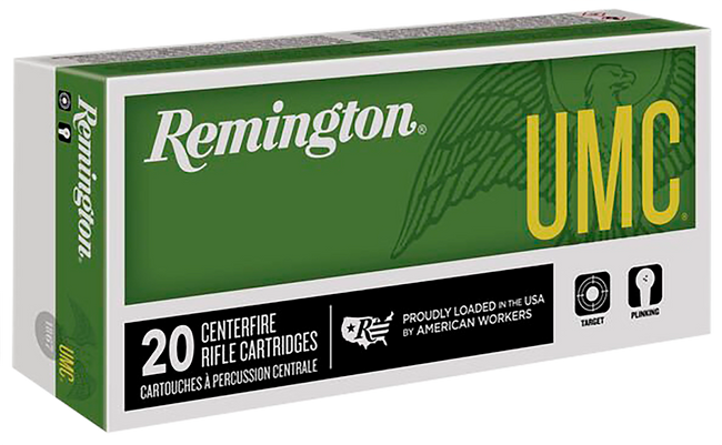 Remington UMC 22-250 Remington Jacketed Hollow Point 50 Grain 20 Rounds
