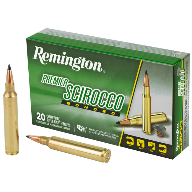 Remington Premier Scirocco Bonded 300 Remington Ultra Magnum Polymer Tip 180 Grain 20 Rounds - 27936 - 047700350103
