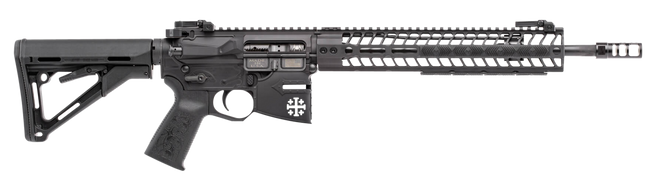 Spikes STR5620M2R Rare Breed Crusader  5.56x45mm NATO 14.50" No Magazine Black Hard Coat Anodized Adjustable Magpul CTR Stock