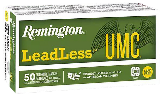Remington UMC 9mm Luger Lead Free Ball 100 Grain 50 Rounds