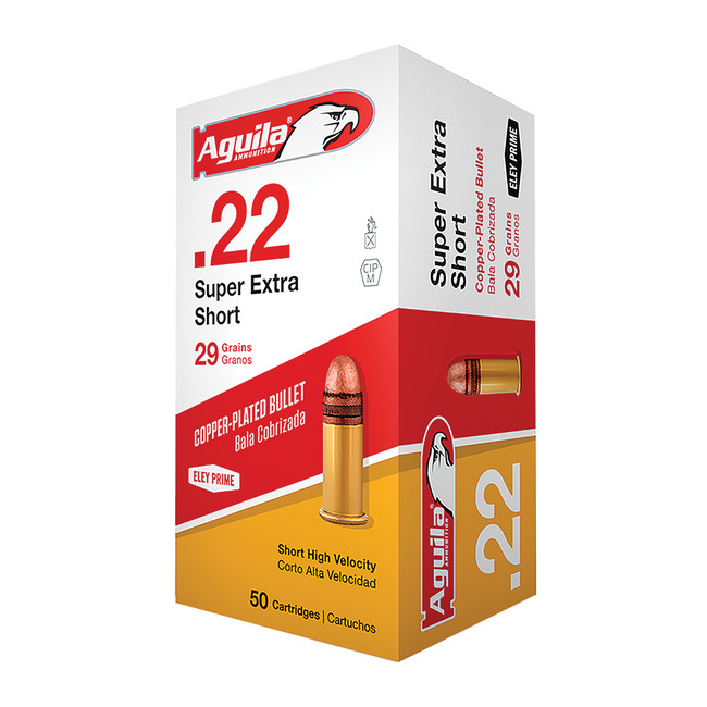 Aguila 22 Short Hv 29gr 50 Rounds