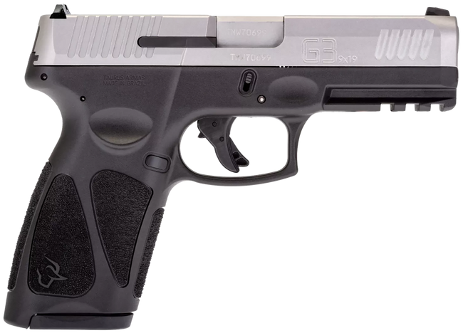 Taurus G3 Full Size Pistol 9mm 4" Barrel 17 Rounds Stainless Silver