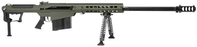 Barrett M107A1 50 BMG 29in 10+1 OD Green Cerakote Aluminum Receiver