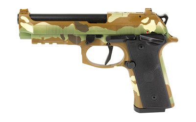 Beretta 92xi SAO 9mm Luger 4.7in 10 Rounds Multicam Cerakote Finish - SPEC0733A10 - 082442989280