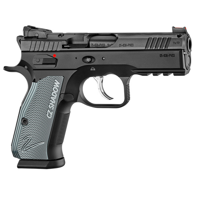 CZ Shadow 2 Compact Pistol 9mm 4in Barrel 15rd Magazine Black - 91252 - 806703912523