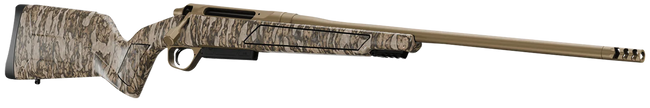 Christensen Arms 8011501900 Evoke  Full Size 300 Win Mag 4+1 22" Flat Dark Earth Cerakote #4 Contour Threaded Barrel, Mossy Oak Bottomland Fixed Hybrid Hunter w/Picatinny Rail Synthetic Stock