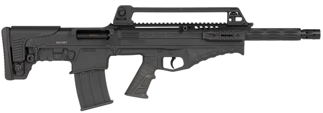 Escort BTS 12 Bullpup, 12GA, 18in. Barrel, 5rd, Adj. Synth. Stock - Black (HEBT12X180101)