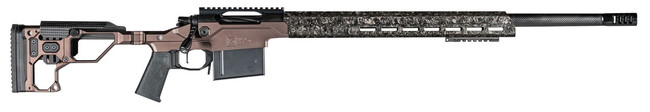 Christensen Arms 8010301201 Modern Precision  338 Lapua Mag 27" Threaded Carbon Fiber Barrel 5+1, Black Nitride Finish, Desert Brown Anodized Folding Stock, Polymer Grip - 8010301201 - 696528087205