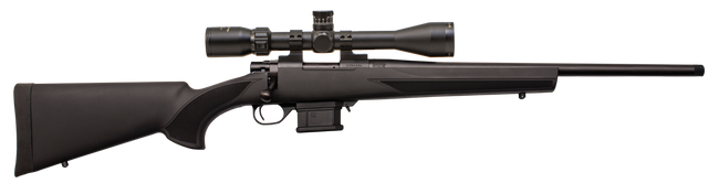 Howa HMA60804BGP M1500 Mini Action Compact 6mm ARC 5+1 20" Black Steel Barrel, Black Drilled & Tapped Steel Receiver, Black Fixed HTI Synthetic Stock, Nikko Stirling GamePro 4-12x40mm