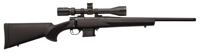 Howa HMA60804BGP M1500 Mini Action Compact 6mm ARC 5+1 20" Black Steel Barrel, Black Drilled & Tapped Steel Receiver, Black Fixed HTI Synthetic Stock, Nikko Stirling GamePro 4-12x40mm