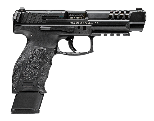 Heckler & Koch VP9 L 9mm Luger 5in 20rd Blackened Finish Optics Ready Night Sights