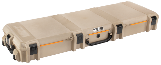Pelican VCV800 Vault Double Rifle Case 53" Tan Polymer Foam Padding