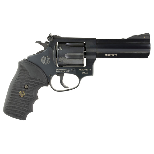Rossi RM64 Revolver - Black | .357 Mag | 4" Barrel | 6rd | Rubber grip - 2-RM641 - 725327633587