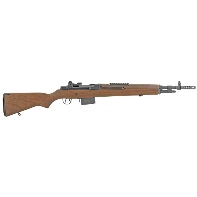 Springfield Armory AA9122 M1A Scout Squad 308 Win/7.62x51mm 10+1 18" Black Parkerized Carbon Steel Barrel, Black Parkerized Picatinny Rail Steel Receiver, Walnut Fixed Stock - AA9122 - 706397041229