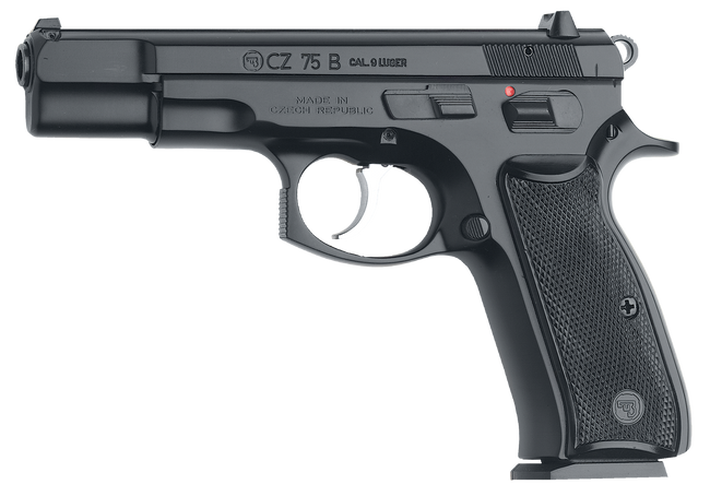 CZ 75 B 9mm Luger 4.6 in Barrel 16 Round Steel Frame Black Finish
