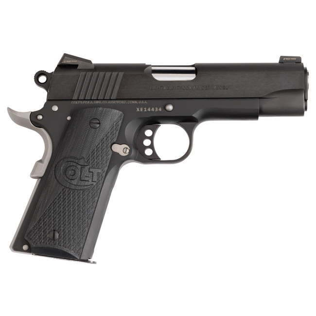 Colt 1911 Night Commander Pistol 45 ACP 4.25 in. Cerakote / Blued 8 rd. - O4840NC - 098289113429
