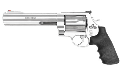 Smith & Wesson 13331 Model 350  X-Frame 350 Legend 7 Shot 7.50" Satin Stainless Steel Barrel, Cylinder & Frame, Black Finger Grooved Grip, Internal Lock Safety, Exposed Hammer - 13331 - 022188884807