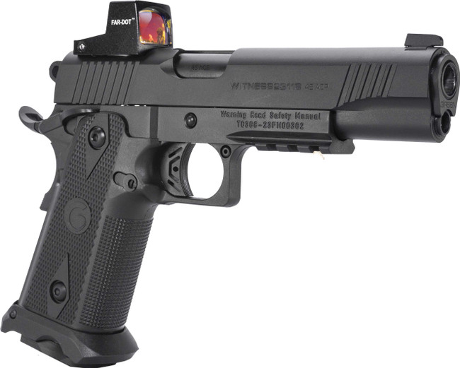 EAA Witness 2311 Government Pistol 45 ACP 5 in. Black Optics Ready 11 rd. - 395040 - 741566906220